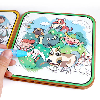 Magic Water Picture Book That Can Be Colored Repeatedly - Children Educational Toys