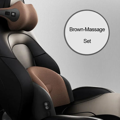 Car Neck Cushion Lumbar Support Electric Men Massage Neck Car Neck Pillow Outdoor Accessories Home Car Massage Neck Pillow Waist