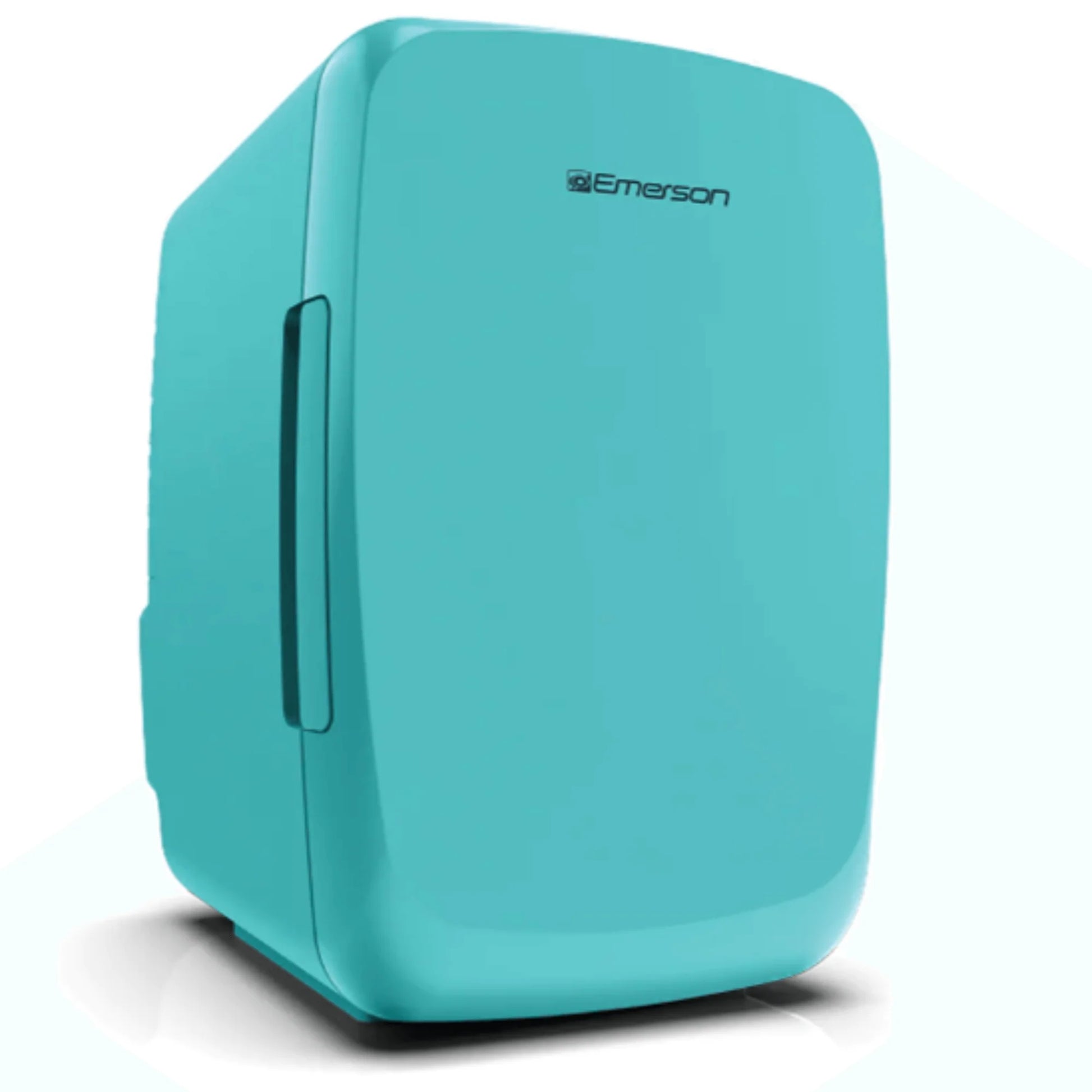 Compact Mini Fridge Cooler with Secure Latch - Perfect for 6 Cans on the Go!
