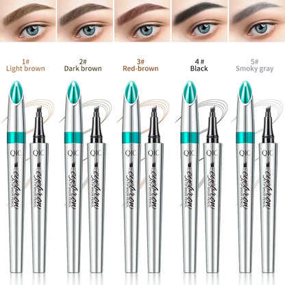 Liquid Eyebrow Pencil 3D Waterproof -Long Lasting Natural Dark Brown