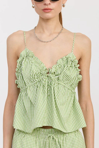 RUFFLE BABY DOLL TOP
