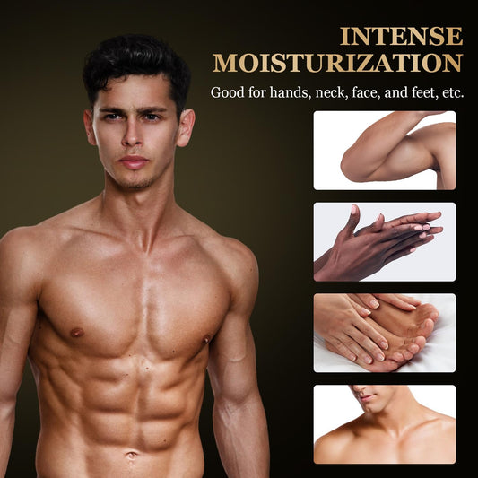 Kings Skin Men's Body Butter - Organic Cologned Formula for Nourished Skin with a Rich Warm Scent