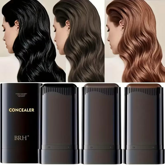 3 Colors Hair Stick to Cover White Hair without Fading,Disposable Hair Dye Stick,Plant Hair Dye,Roots Hair Color Replenishment