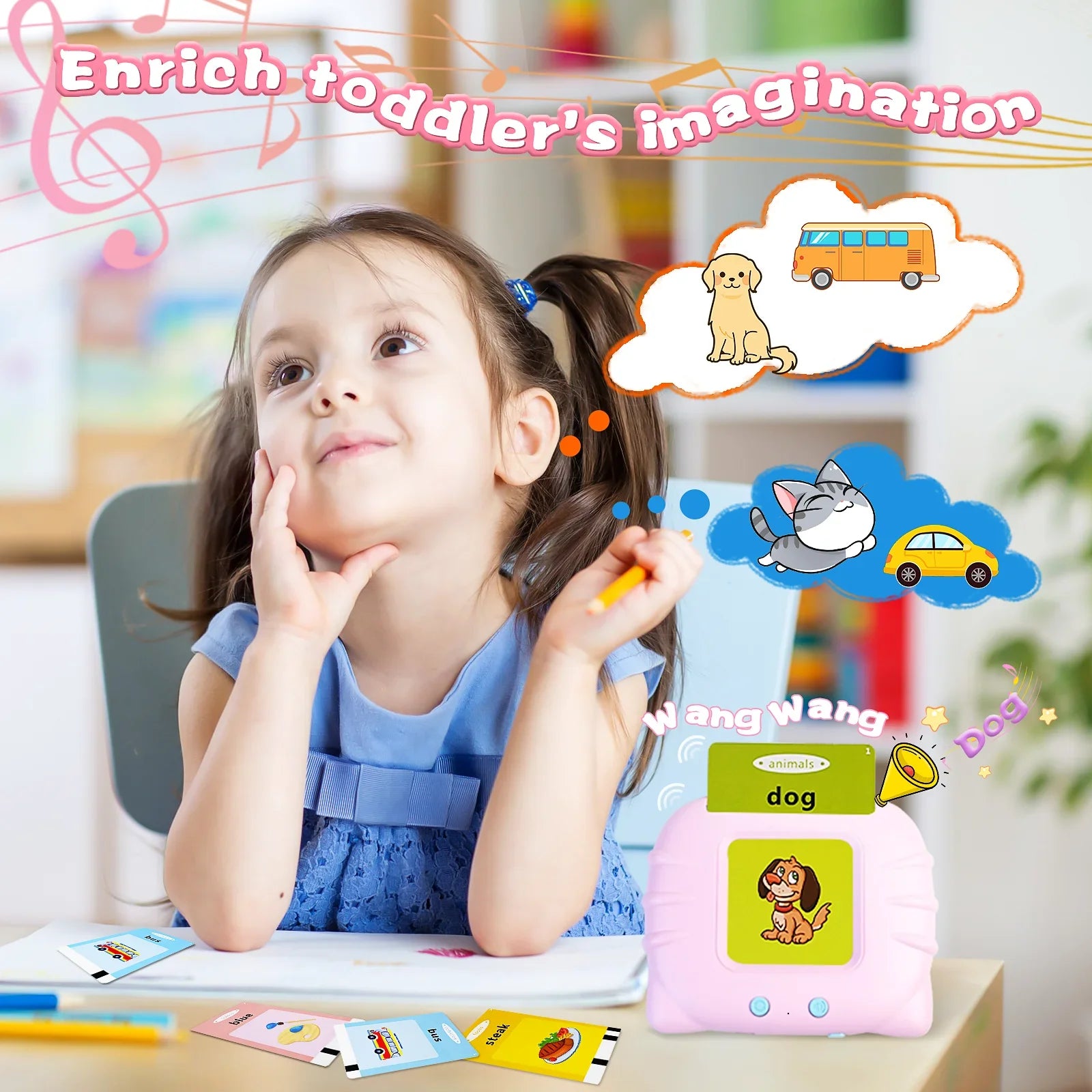 Talking Flash Cards- Alphabet Pocket Speech Toys -Therapy -Sensory Toys -Educational Fun & Games 
