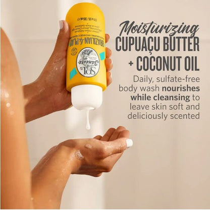 Brazilian Play Moisturizing Shower Cream-Gel Body Wash - Premium Body Cleanser - Hydrating for Soft Skin