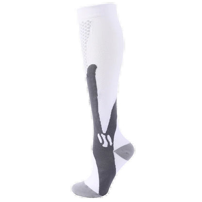 Compression Stockings -Promotes Blood Circulation - Anti-Fatigue Comfortable Solid Color Socks