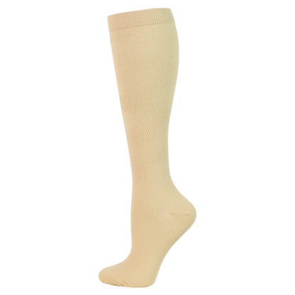 Compression Stockings -Promotes Blood Circulation - Anti-Fatigue Comfortable Solid Color Socks