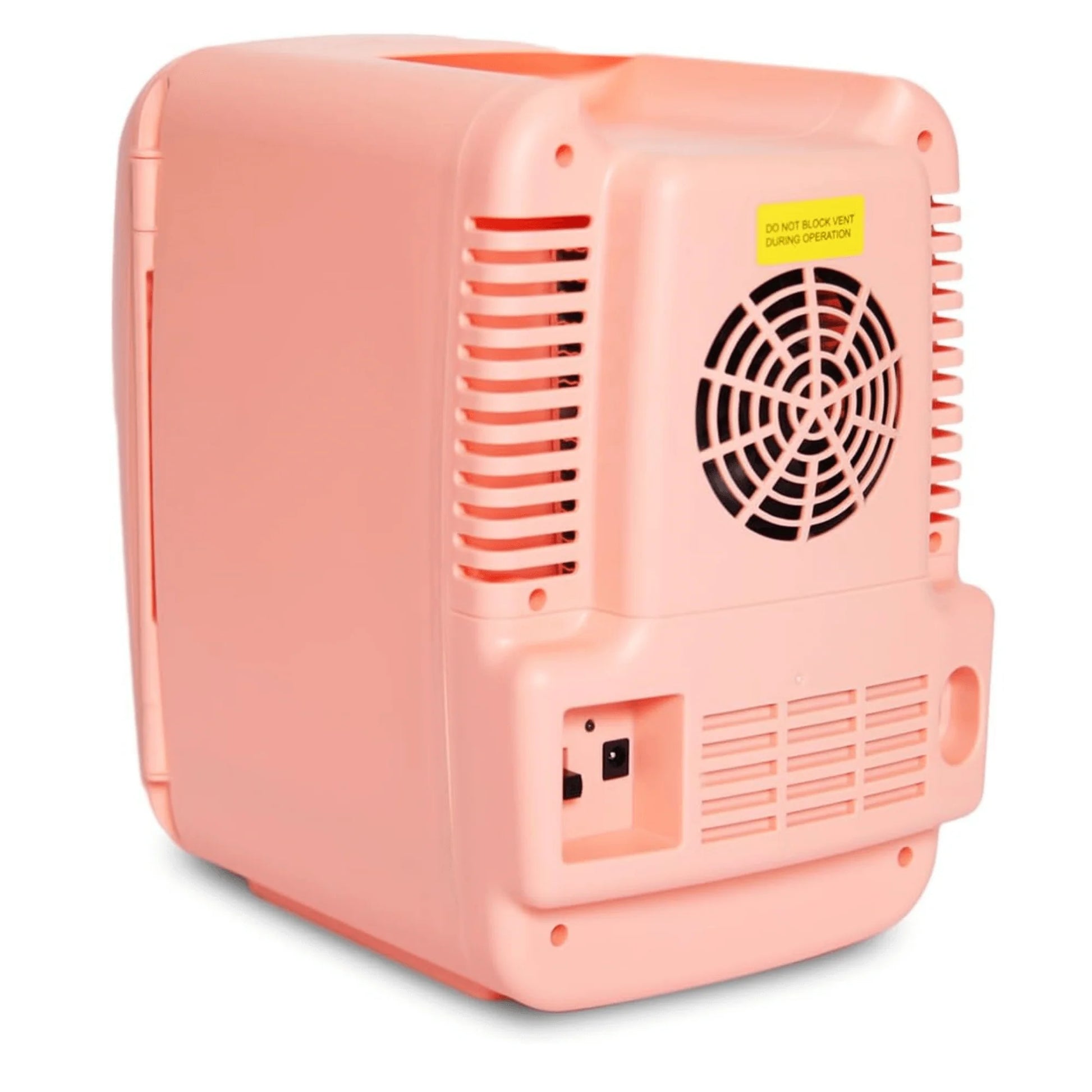 Compact Mini Fridge Cooler with Secure Latch - Perfect for 6 Cans on the Go!