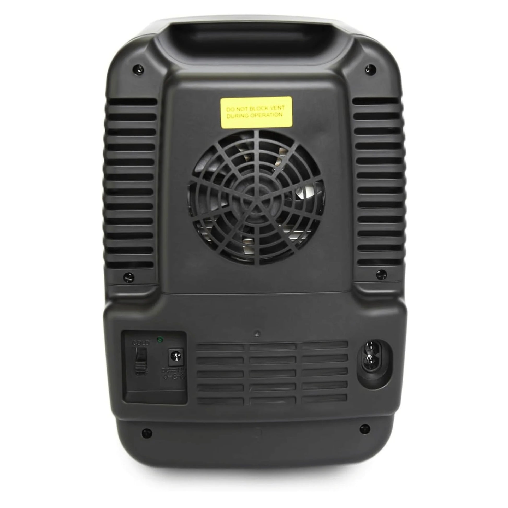Compact Mini Fridge Cooler with Secure Latch - Perfect for 6 Cans on the Go!