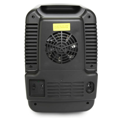 Compact Mini Fridge Cooler with Secure Latch - Perfect for 6 Cans on the Go!